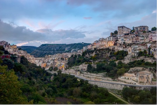 Ragusa Ibla all'imbrunire