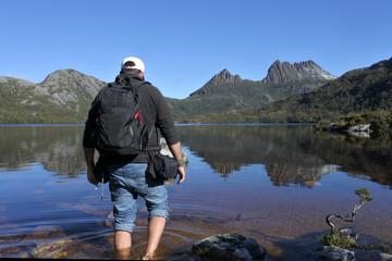 Wandelen in Cradle Mountain-Lake St Clair National Park Tasmanië, Australië