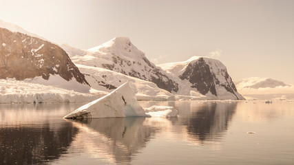 Antarctic mountainous landscape, Deception Island