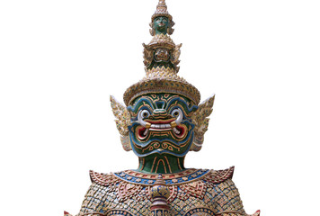 Giant on white background.