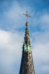 Fototapeta na wymiar Gothic church of the Sacred Heart of Jesus in Olsztyn