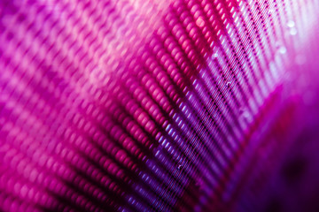 CloseUp LED blurred screen. LED soft focus background. abstract background ideal for design.