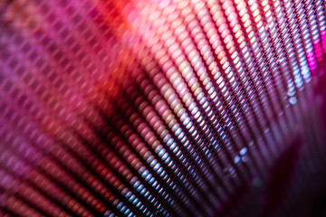 CloseUp LED blurred screen. LED soft focus background. abstract background ideal for design.
