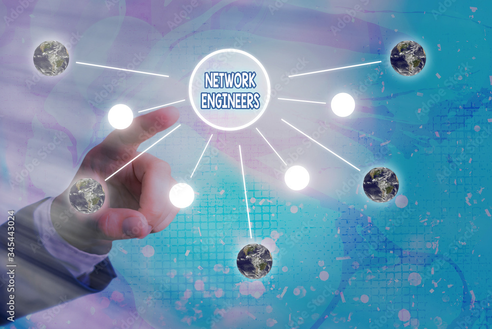 Poster conceptual hand writing showing network engineers. concept meaning technology professional skilled i