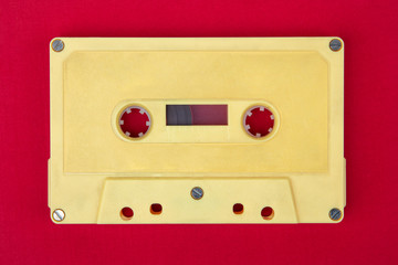 Obraz premium Yellow Music Tape