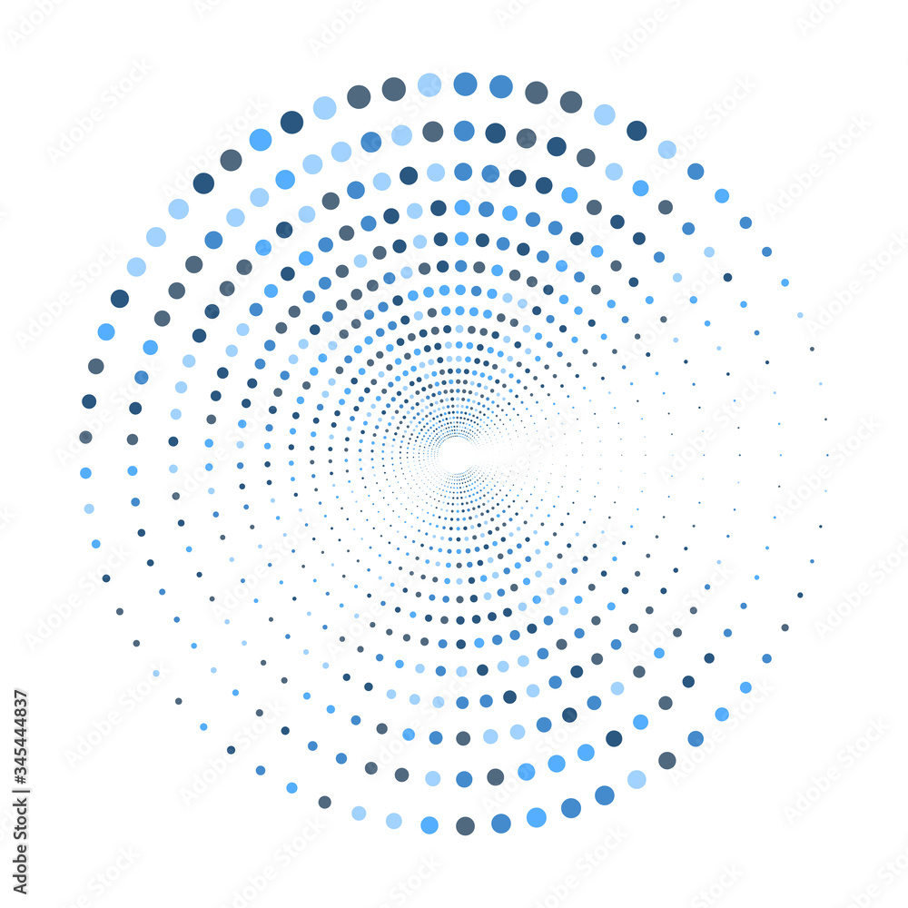 Poster halftone circle dot pattern abstract background. vector illustration