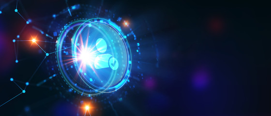 Business, Technology, Internet and network concept. Human Resources HR management recruitment employment headhunting concept.