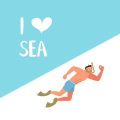 Summer sale square banner