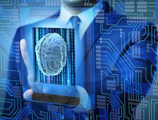 Cognitive computing concept as modern technology