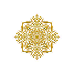 3D mandala : symmetrical pattern