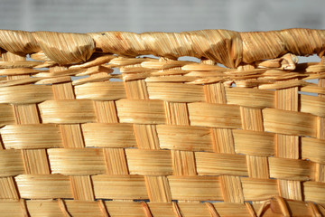 Bamboo basket pattern, weaving pattern