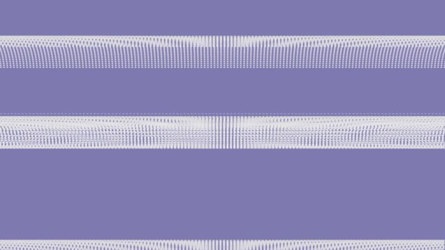 Animation of mesh of network connections moving in seamless on purple background