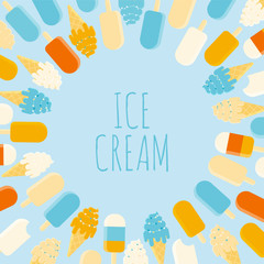 Ice Cream. Holiday, summer, dessert