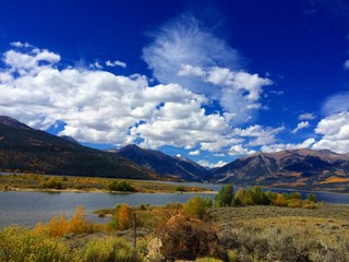 Beautiful mountain views on colorado state