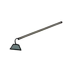 Isolated on a white background chopper drawing, hand drawing, doodle, vector