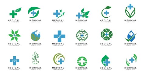 Obraz premium Set of Health logo