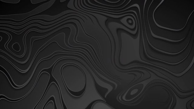 Black liquid wavy pattern abstract hi-tech motion background. Seamless looping. Video animation Ultra HD 4K 3840x2160