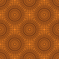Abstract africa inspired seamless pattern background.