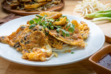 mussel fried in egg batter