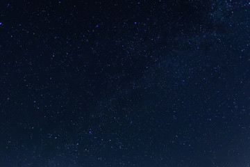Background of the night sky with many stars