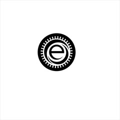 Fototapeta premium Vector gears icon concept logo design template illustration eps 10