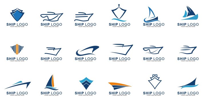 Set of Premium Ship logo