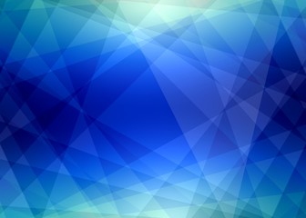 Blue sapphire facet abstract texture. Transparent glass geometric background. Poligonal mosaic pattern. - obrazy, fototapety, plakaty