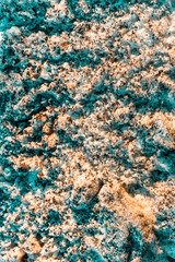 Ice and snow melt in the spring. Abstract natural texture as background