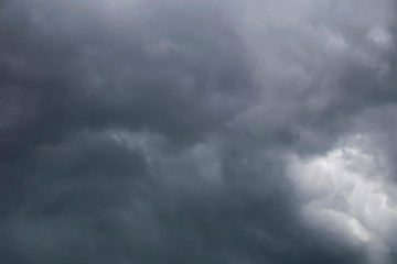 Obraz premium dark Sky clouds before rain