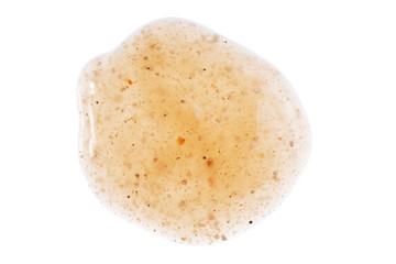 Scrub sample isolated on white