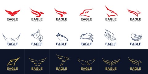 Set of Eagle logo