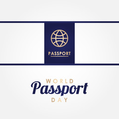 World Passport Day Vector Design Illustration