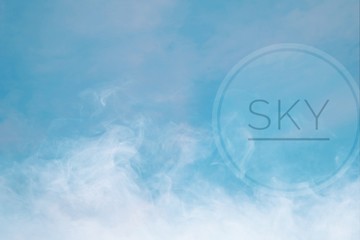 abstract blue sky background