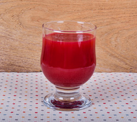 Pomegranate juice isolated on a white background.