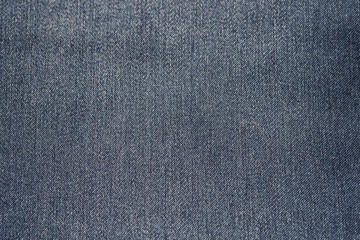 Close-up of blue denim texture. Denim jeans background