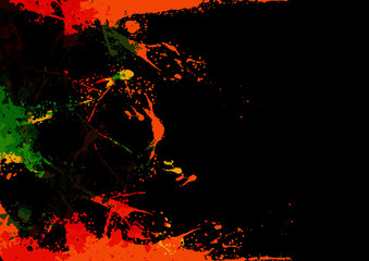 abstract vector splatter color  design background concept ,illustration vector design