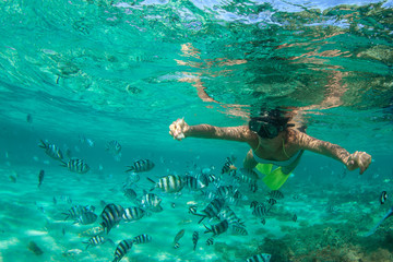 Snorkeling in Mauritius