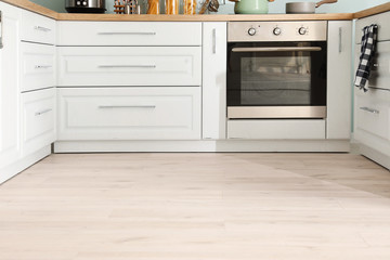 Fototapeta premium New furniture in modern kitchen