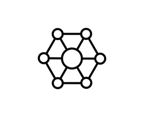 Connection line icon