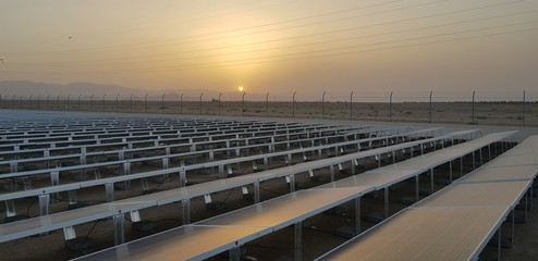 Fototapeta premium solar power plant