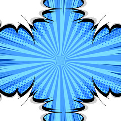 Comic explosive concept