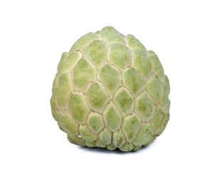 Custard Apple or Sugar Apple isolated on white background