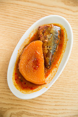 한국 음식 고등어 조림