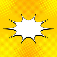 Comic light yellow concept