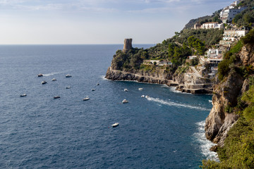 praiano in the coastal amalfitana