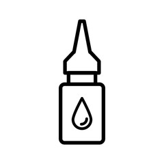 eye drops icon vector template