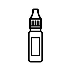 eye drops icon vector template