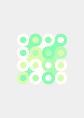 Colour Dots Universe Logo art design illustration