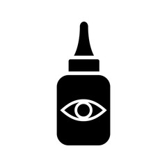 eye drops icon vector template