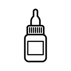 eye drops icon vector template